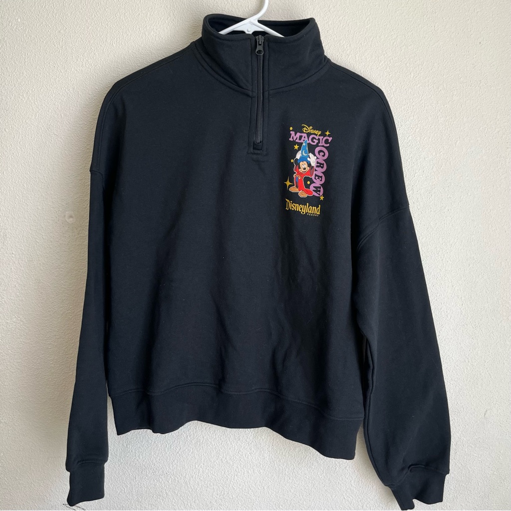 Disney Parks Small Sorcerer Mickey Magic Kingdom Castle Magic Crew Black